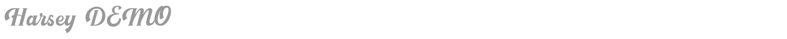 Harsey font preview